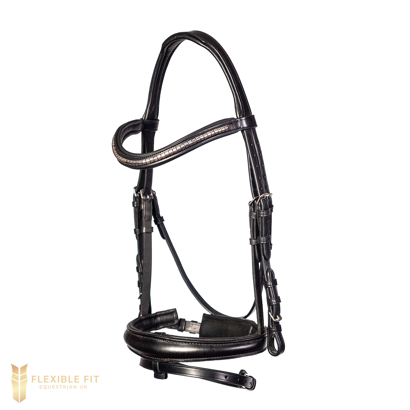 Black Snaffle Bridle 'Madeline'