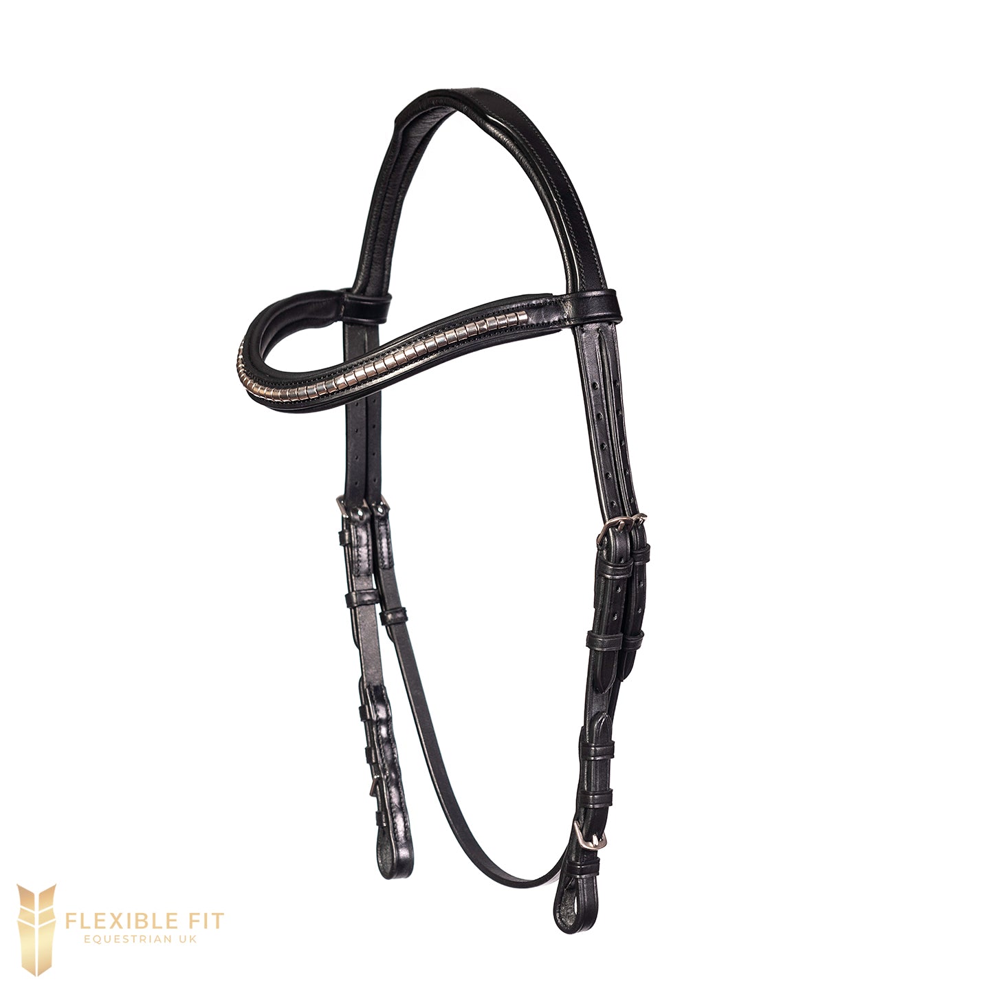 Black Nosebandless Snaffle Bridle 'Mayla'