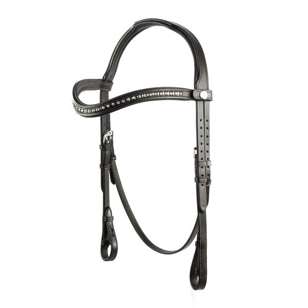 Havana Nosebandless Snaffle Bridle 'Eclipse'