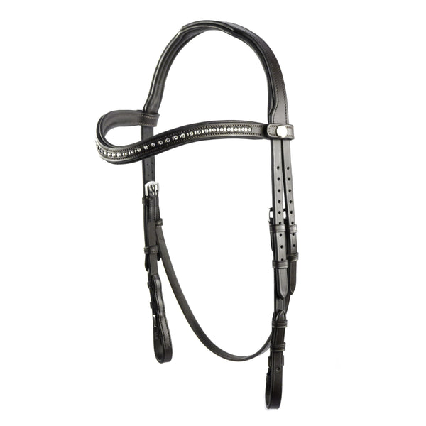 Havana Nosebandless Snaffle Bridle 'Eclipse'