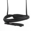 Straight Raised Plain Converter Cavesson - Black Gel Noseband