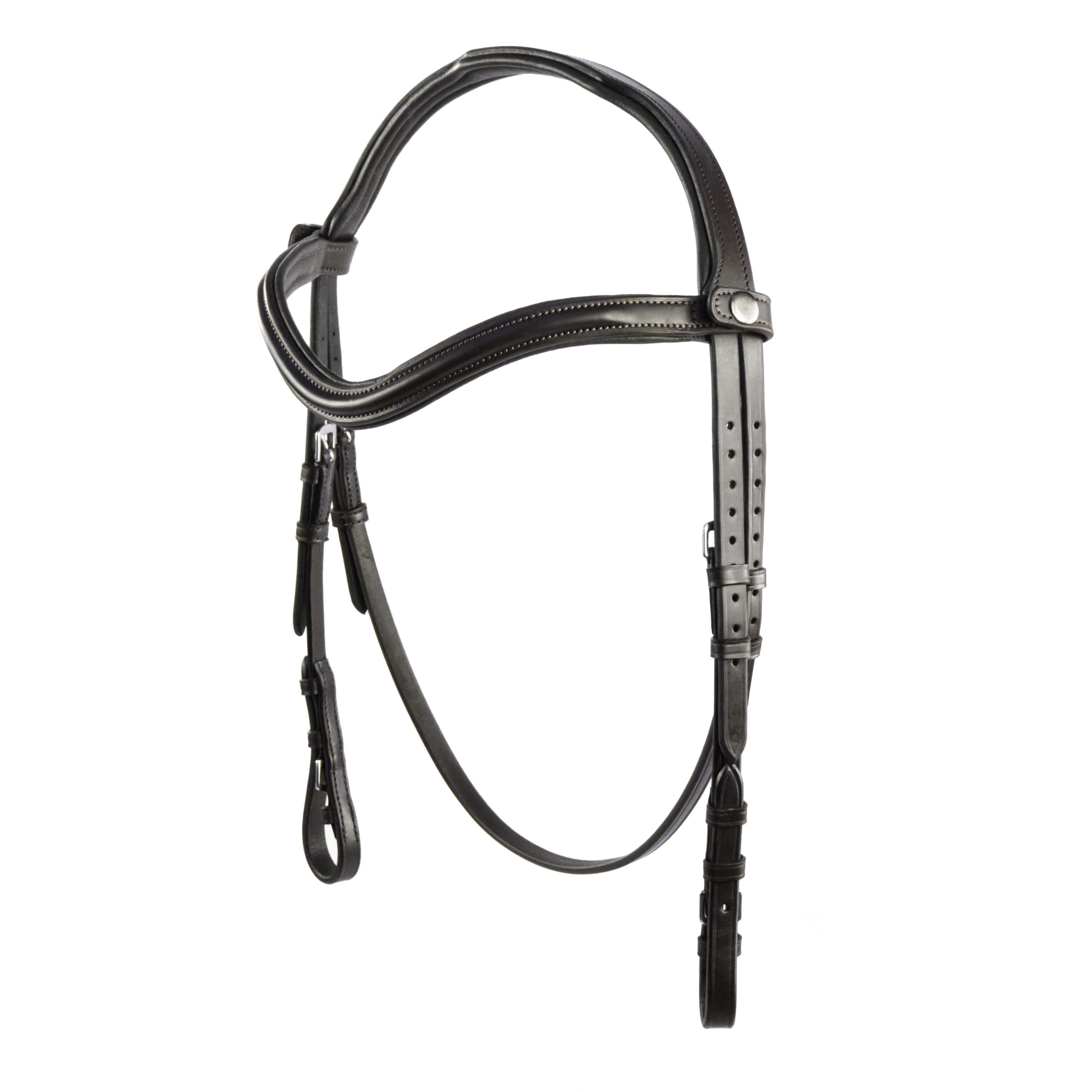 Havana Nosebandless Snaffle Bridle 'Harmony'