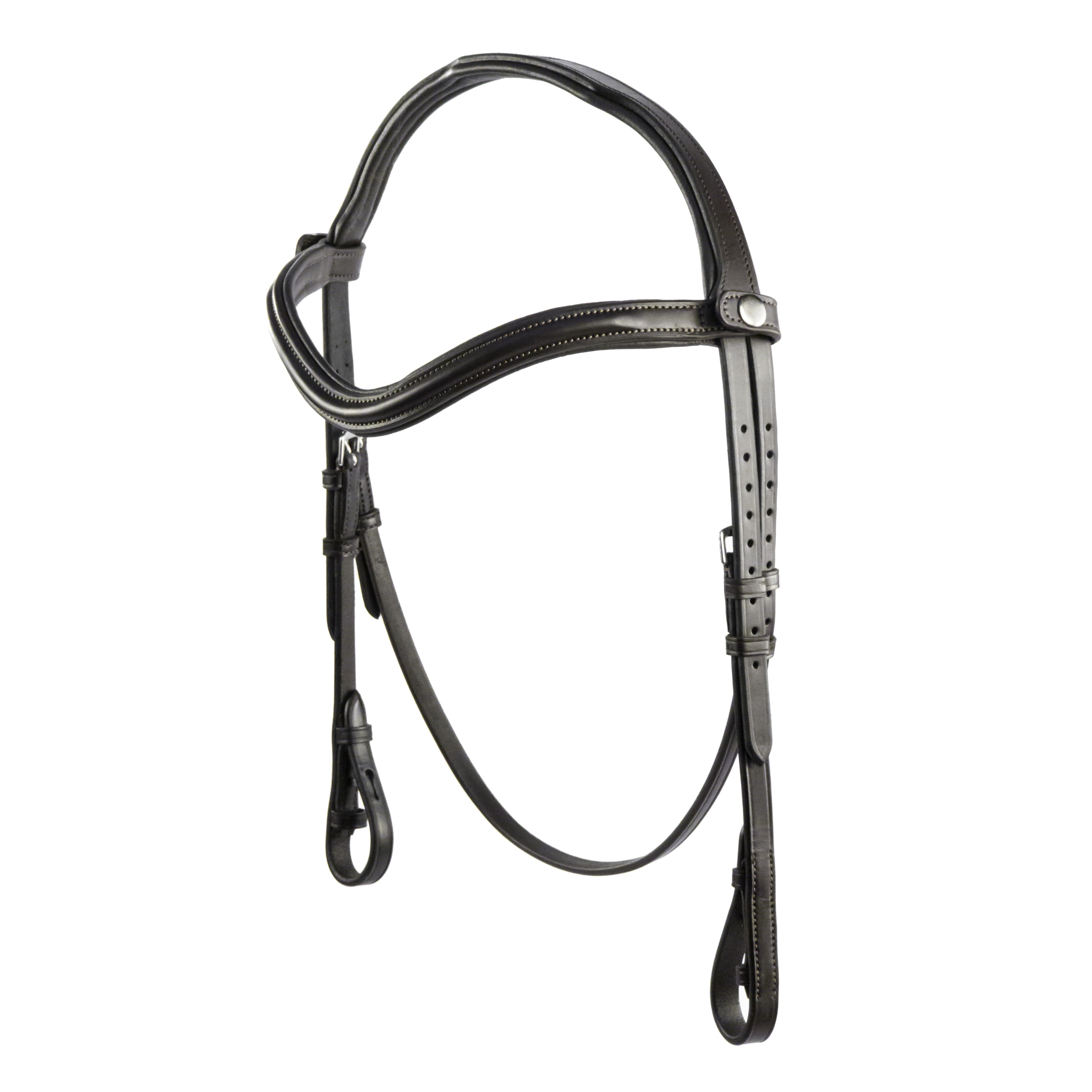 Havana Nosebandless Snaffle Bridle 'Harmony'