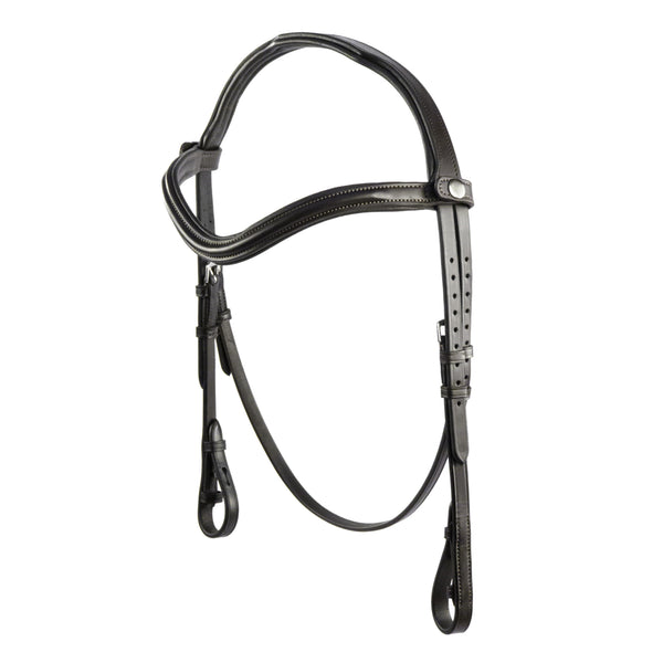 Havana Nosebandless Snaffle Bridle 'Harmony'