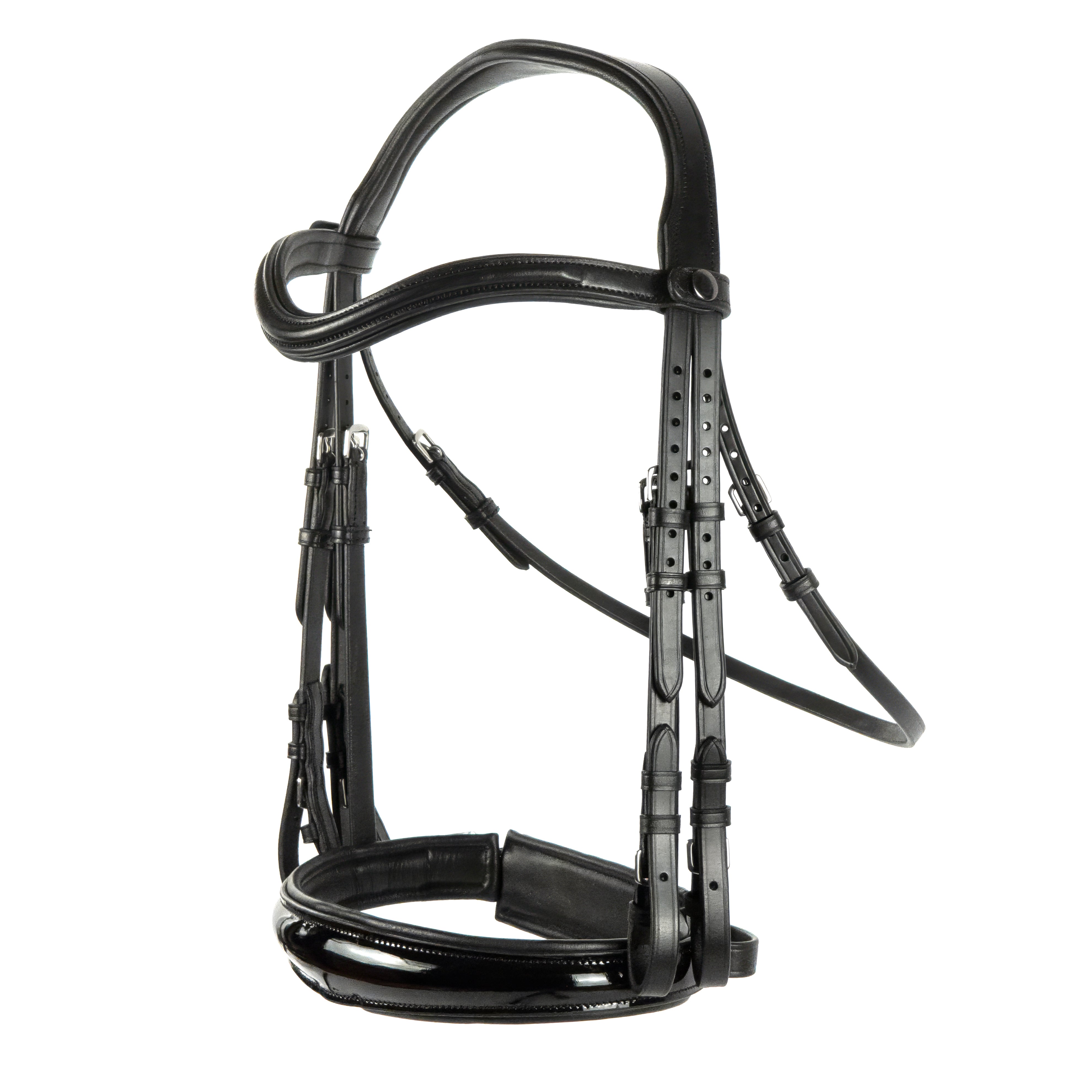 Black Double Bridle 'Milan'