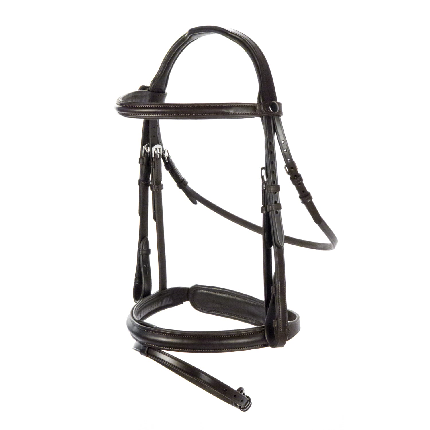 Havana Snaffle Bridle 'Sovereign' - removeable flash