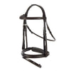 Havana Snaffle Bridle 'Sovereign' - removeable flash