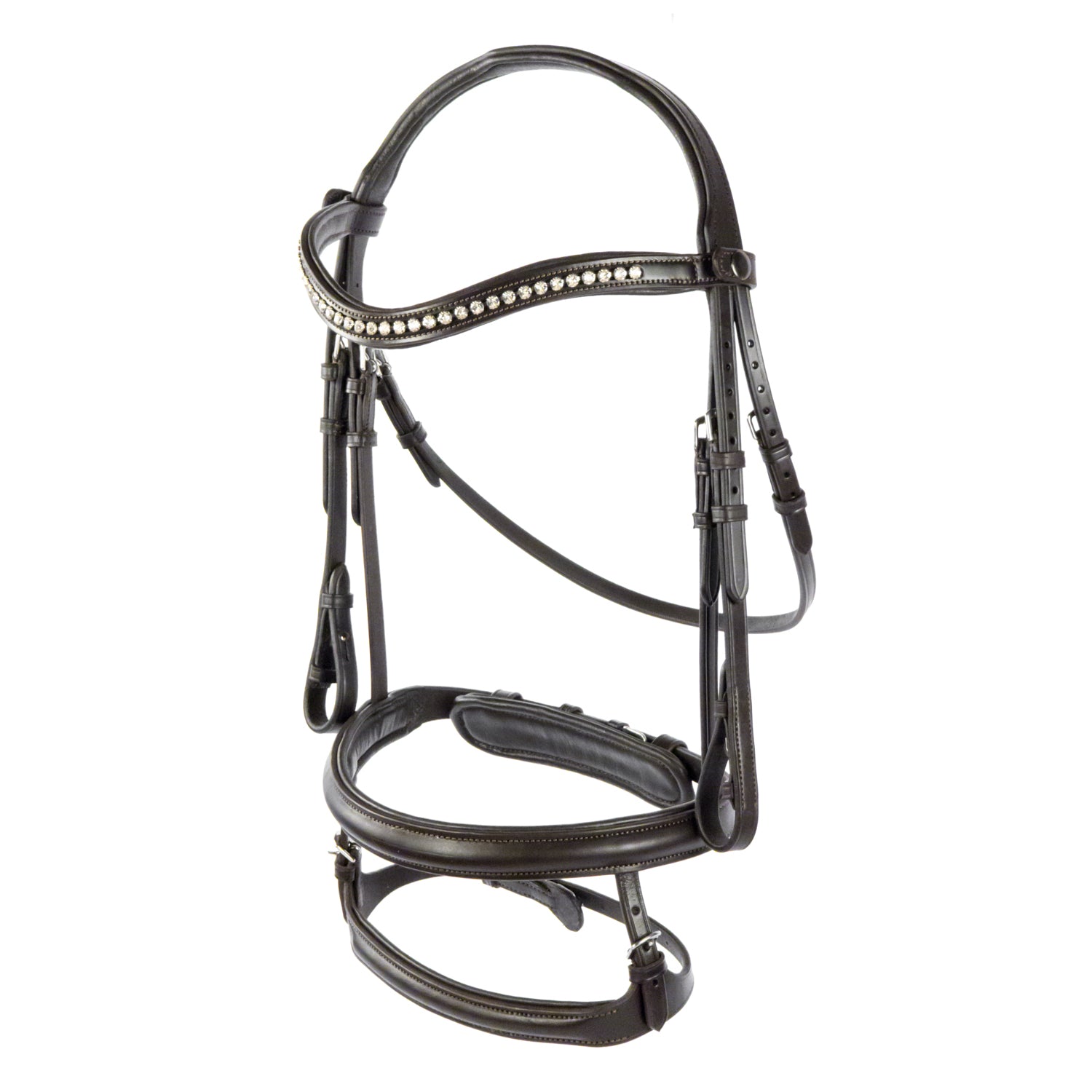Havana Snaffle Bridle 'Kensington'