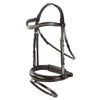 Havana Snaffle Bridle 'Belgrave' - with removeable flash noseband