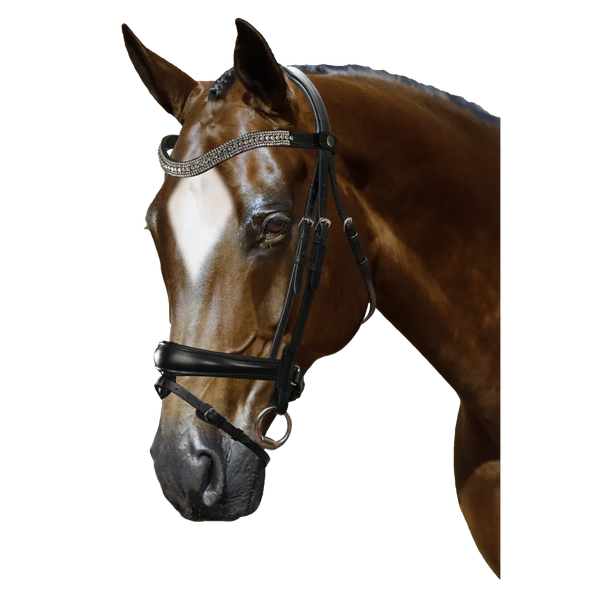 Mix & Match Custom Bridle - Black Snaffle - Customer's Product with price 319.75 ID V-3RcSS-EpDF5yrzWmVuOvYD
