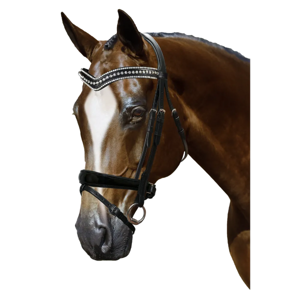 Mix & Match Custom Bridle - Black Snaffle - Customer's Product with price 319.75 ID uegLm4ScmoMFjW9n_TuoObkC
