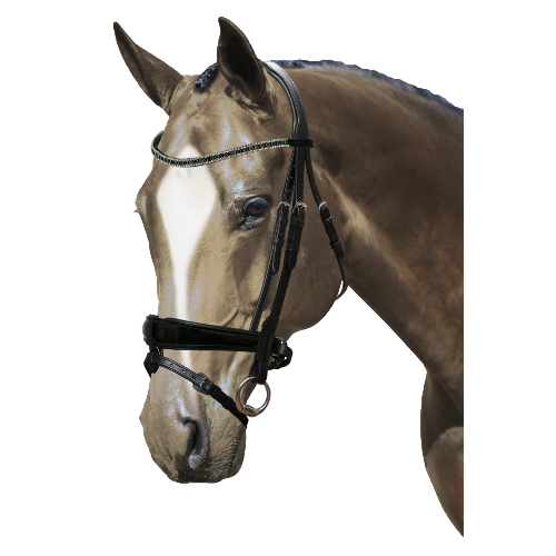 Mix & Match Custom Bridle - Black Snaffle - Customer's Product with price 319.75 ID z03clNt8WH8VpYiPNabTtMi7