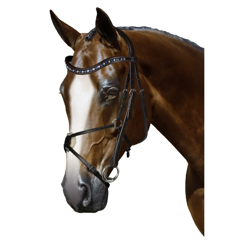 Mix & Match Custom Bridle - Havana Snaffle Bridle - Customer's Product with price 319.75 ID oHtg2vcgF4QZVgr8vQBejdP3