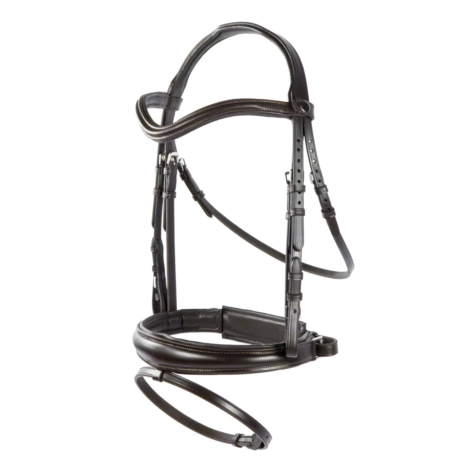 Havana Snaffle Bridle 'Momentum' - removable flash