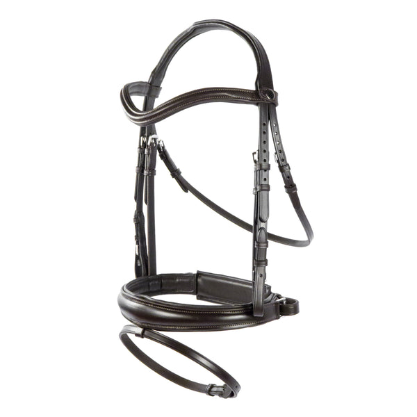 Havana Snaffle Bridle 'Momentum' - removable flash