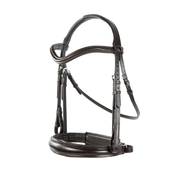 Havana Snaffle Bridle 'Momentum' - removable flash