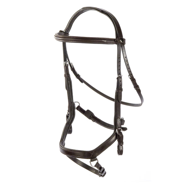 Havana Duo Snaffle Bridle 'Liberty'