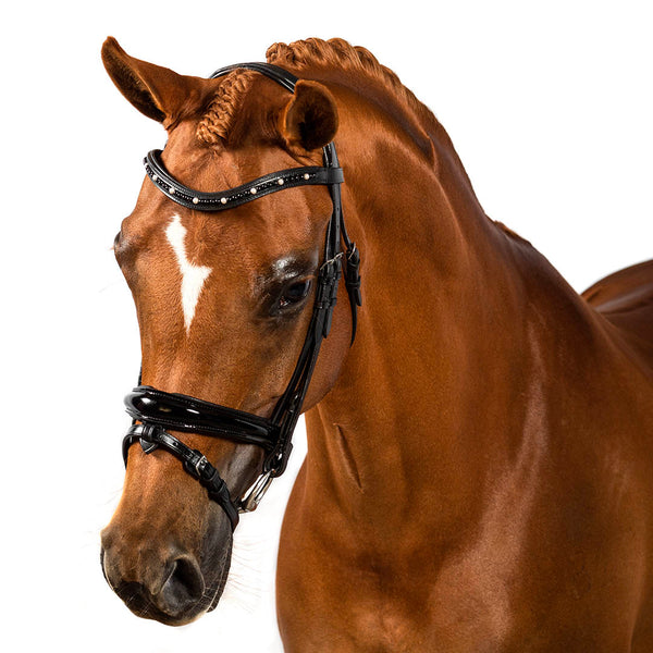 Mystic Black Pearl Wave Gel Browband - Black