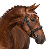 Black and Clear Thin Wave Browband - Black