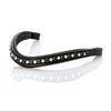 Black and Clear Mid Patent Wave Gel Browband - Black