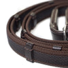 Sure Grip Reins with Continental Stoppers - Havana