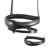 Anatomical Raised Plain Cavesson Converter - Black Gel Noseband