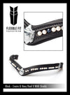 CREAM AND NAVY BLUE PEARL V WITH SHIELDS - BLACK BROWBAND - Flexible Fit Equestrian LLC