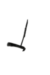Anatomical Raised Patent Silver Pipe Converter Crank - Black Gel Noseband