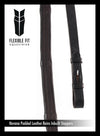 PADDED LEATHER 5/8 WIDE HAVANA REINS - Flexible Fit Equestrian LLC