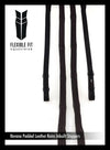 PADDED LEATHER 5/8 WIDE HAVANA REINS - Flexible Fit Equestrian LLC