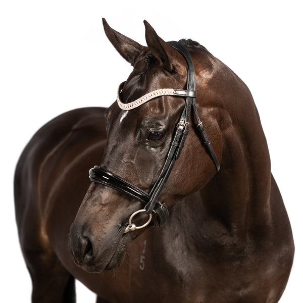 Black Snaffle Bridle 'Couture'